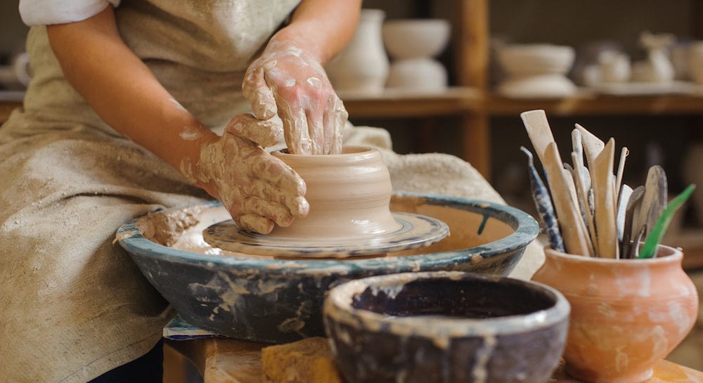 hands of a potter