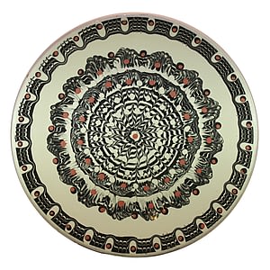 White and Black Chiflik Plate