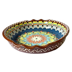 Dark Blue Balkan Deep Cooking Dish