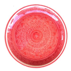 Flat Rishtan Red Plate