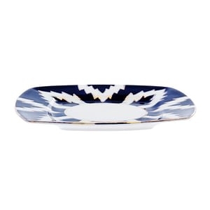 Atlas Blue, White and Gold Bread Plate