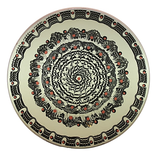 White and Black Chiflik Plate