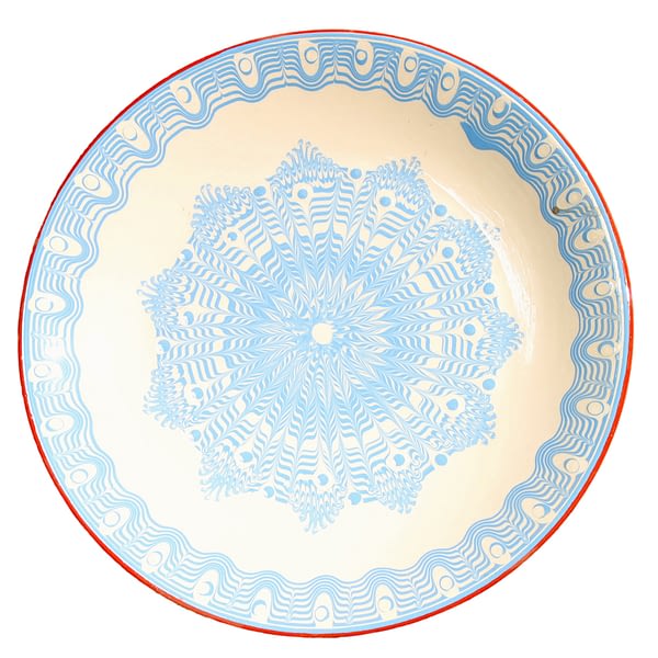 White Light Blue Struma Plate