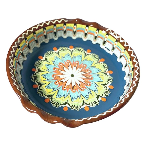 Dark Blue Balkan Deep Cooking Dish