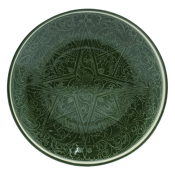 Flat Rishtan Green Plate