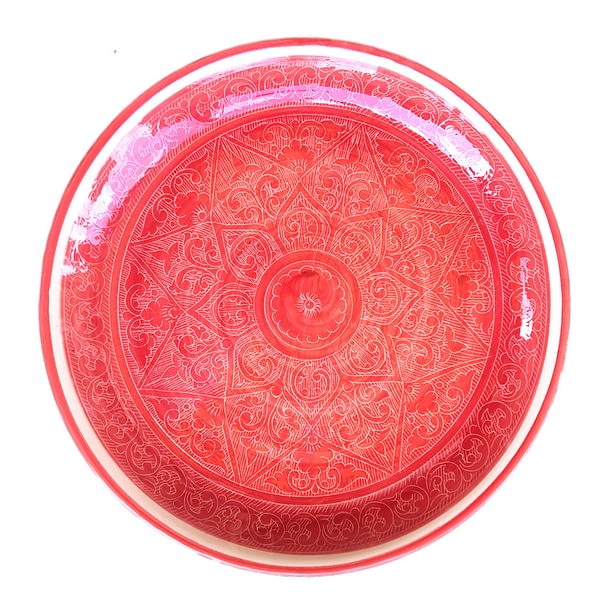 Flat Rishtan Red Plate